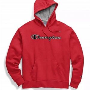 Nwt champion mens hoodie red xl